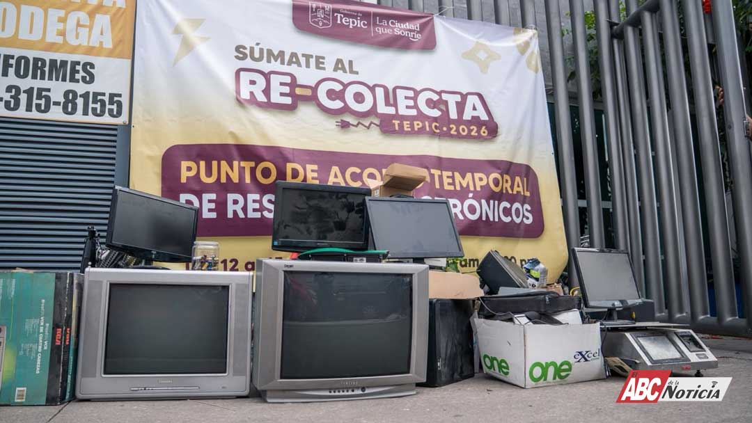 Exitosa campaña Re-colecta 2026 recauda 12 toneladas de residuos electrónicos